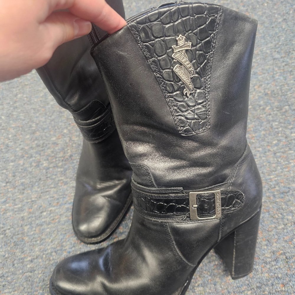 Womens Harley Davidson boots 8.5